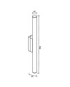 ANTIGA * APLIQUE LED IP44 3000K 12W ORO